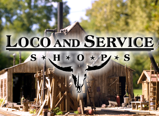 SierraWest Scale Models Loco and Service Shops